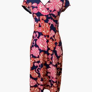 Boden Soft Stretch Cotton Blend Floral Casual Dress
